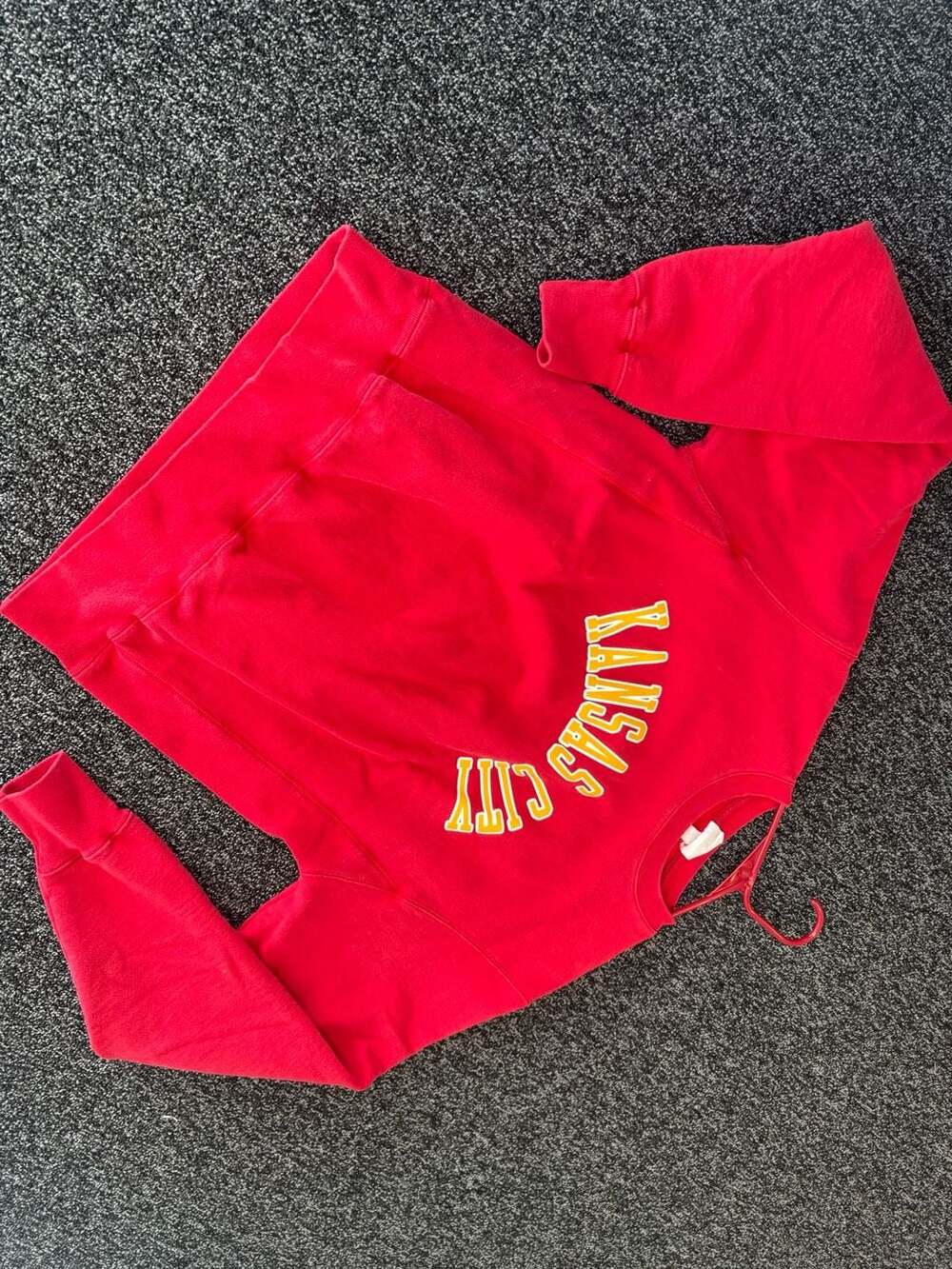 Champion Reverse Weave Kansas City Crewneck Sweatshirt Red Size Medium